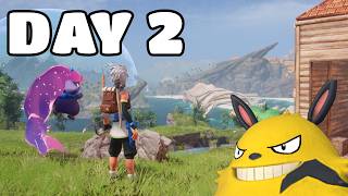 [DAY 2] My First Palworld Boss Almost Broke Me… | First Time EVER Playing Palworld (1.0 Playthrough)