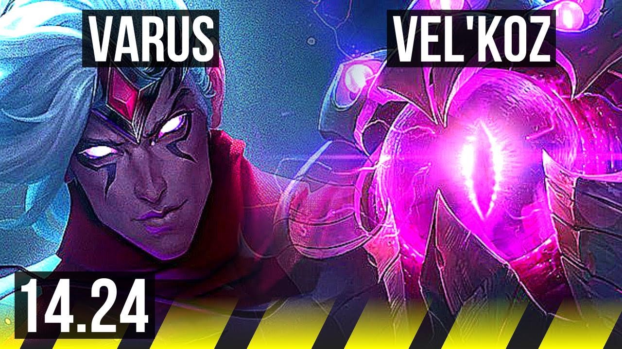 VARUS & Braum vs VEL'KOZ & Senna (ADC) | KR Diamond | 14.24