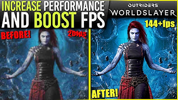 Outriders Guide: How to BOOST FPS and Improve Performance (Fix LAG - Stutters - FPS Drops)
