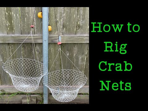 how to rig crab nets