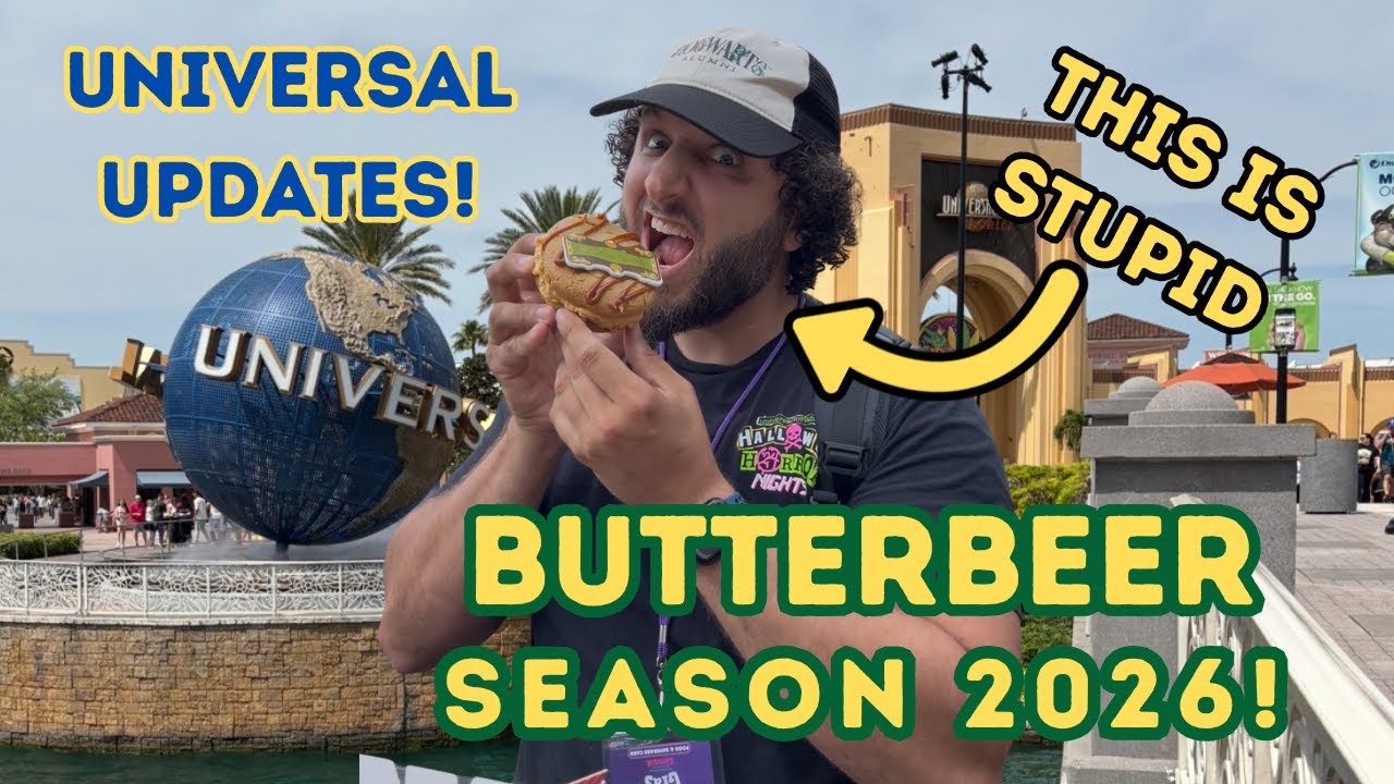 Universal Updates! Butterbeer Season 2026 Is DELICIOUS! HHN Rumors, Cool New Merch & Park Updates