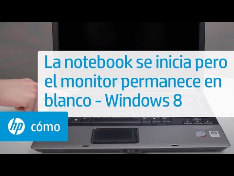 La notebook se inicia pero el monitor permanece en blanco - Windows 8 | HP Computers | HP