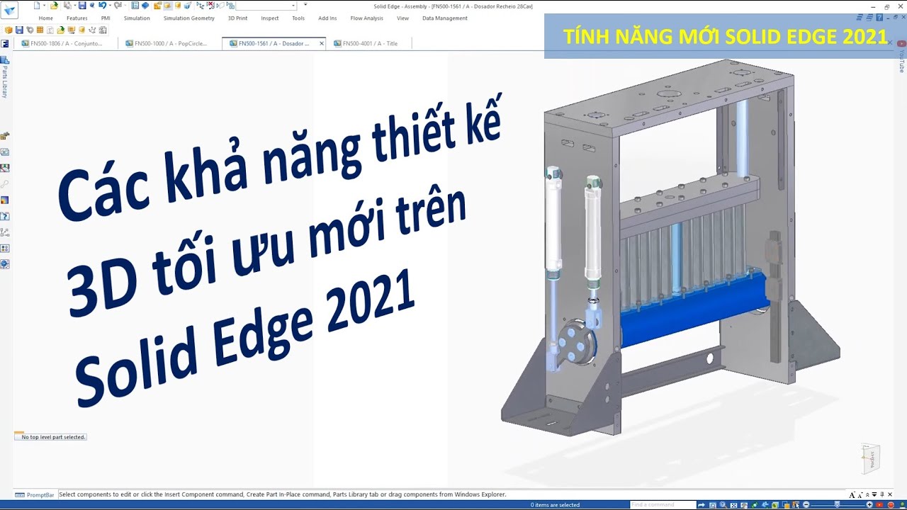 Tính năng mới trên Solid Edge 2021 | Các khả năng thiết kế 3D tối ưu ...