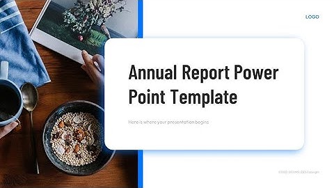 Annual Report PowerPoint Template and Google Slides Theme