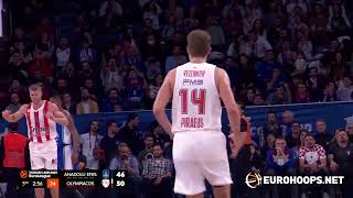 Anadolu Efes Istanbul - Olympiacos Piraeus 82-71 Sasha Vezenkov 18 Points, 3 Ists