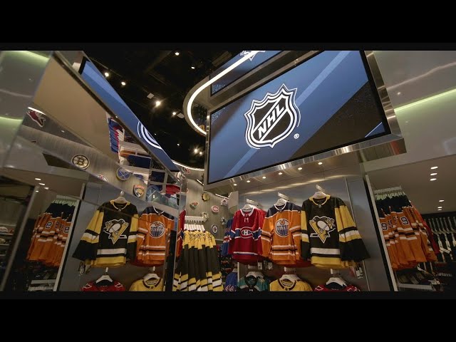 Gear up at the NHL flagship store in Manhattan