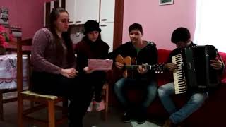 Video-Miniaturansicht von „Los trigales llena mi vaso..por Claudinei Sara e Mirian!no acordeon Alex.“