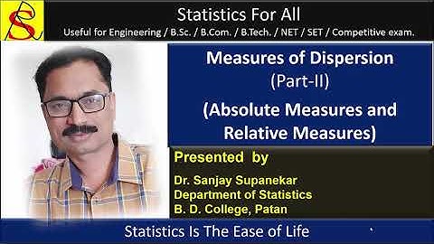Measures of Dispersion II