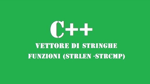 C++  Stringhe e File
