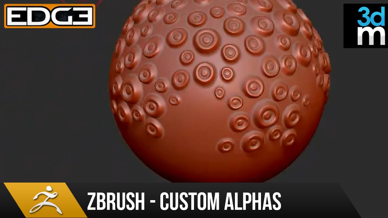 how to add alpha to zbrush