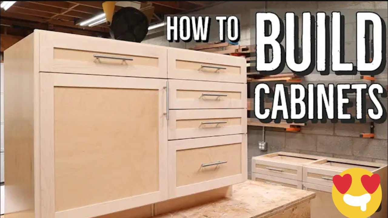 How to Build Modern Kitchen Cabinet | START TO FINISH | Kitchen Cabinet ...