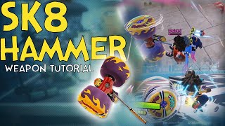 Ninjala: SK8 Hammer Weapon Tutorial\/Guide 101