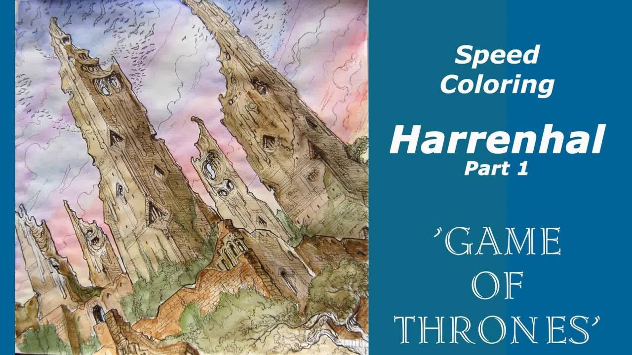 Coloring Games of Thrones Harrenhal Part 1