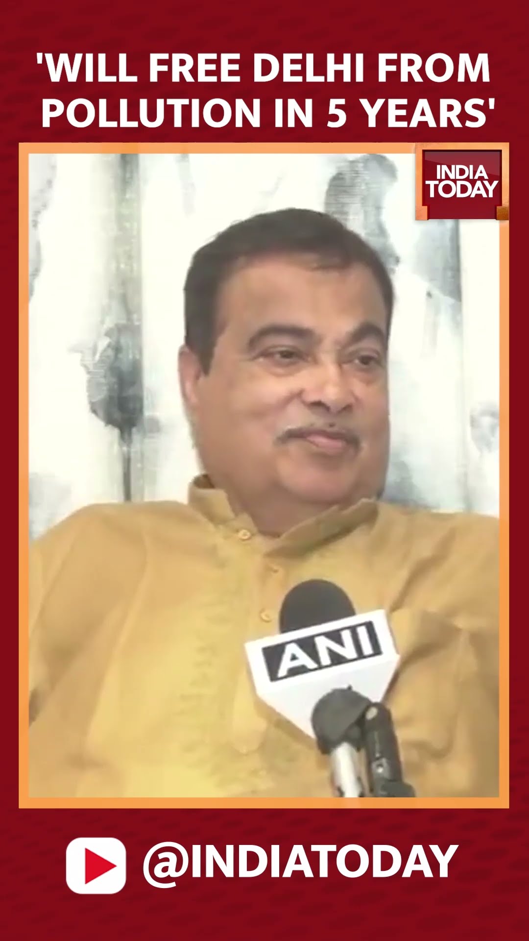 Union Minister Nitin Gadkari Pledges To End Delhi Pollution In 5 Years #shorts #delhipollution