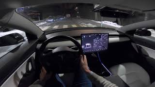 Tesla Model 3 Performance | POV Night Drive | 2019 | 490 HP