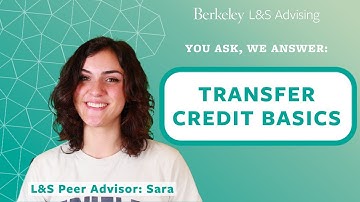You Ask: We Answer - Ep5 "Transfer Credit"