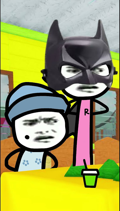 POV Kak Ros Jadi Batman  #upinipintakbesar #animasimalaysia #upinipinselamanya