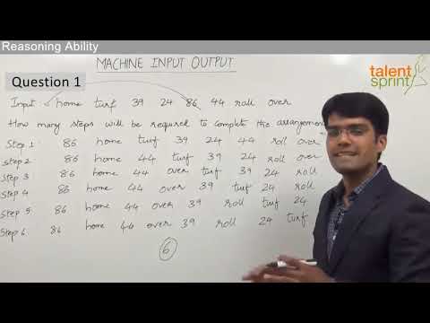 Machine Input-Output | Model 1 - Example 1 | TalentSprint - YouTube