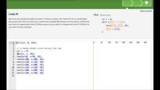 Khan Academy Loopy Ruler Challenge