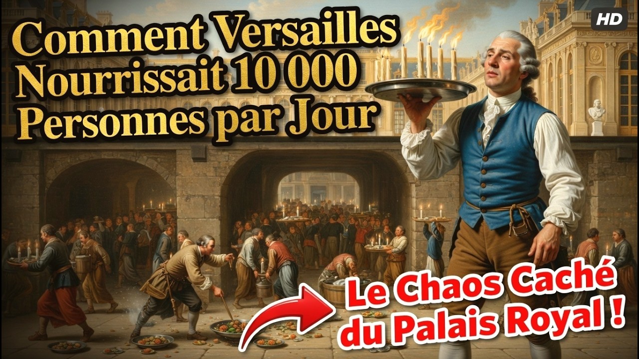Comment Versailles Nourrissait 10 000 Personnes par Jour : Le Chaos Caché du Palais Royal !