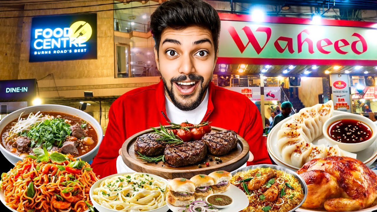 Я попробовал 10 лучших блюд на Burns Road | Karachi Food Street