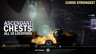 All 10 Ascendant Chest Locations (Curse Strongest) [Destiny 2 Forsaken]