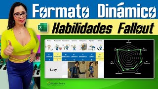 Grafica habilidades #fallout  en #excel