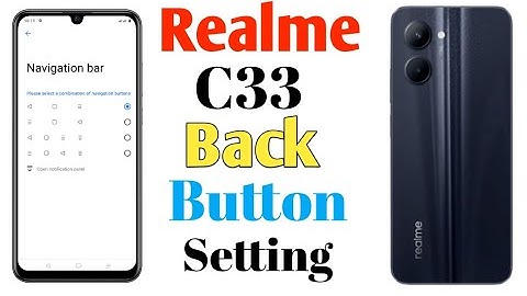 How To Realme C33 Back Button Setting✅Realme RMX3624 Navigation Bar-(Uzzol Technology)