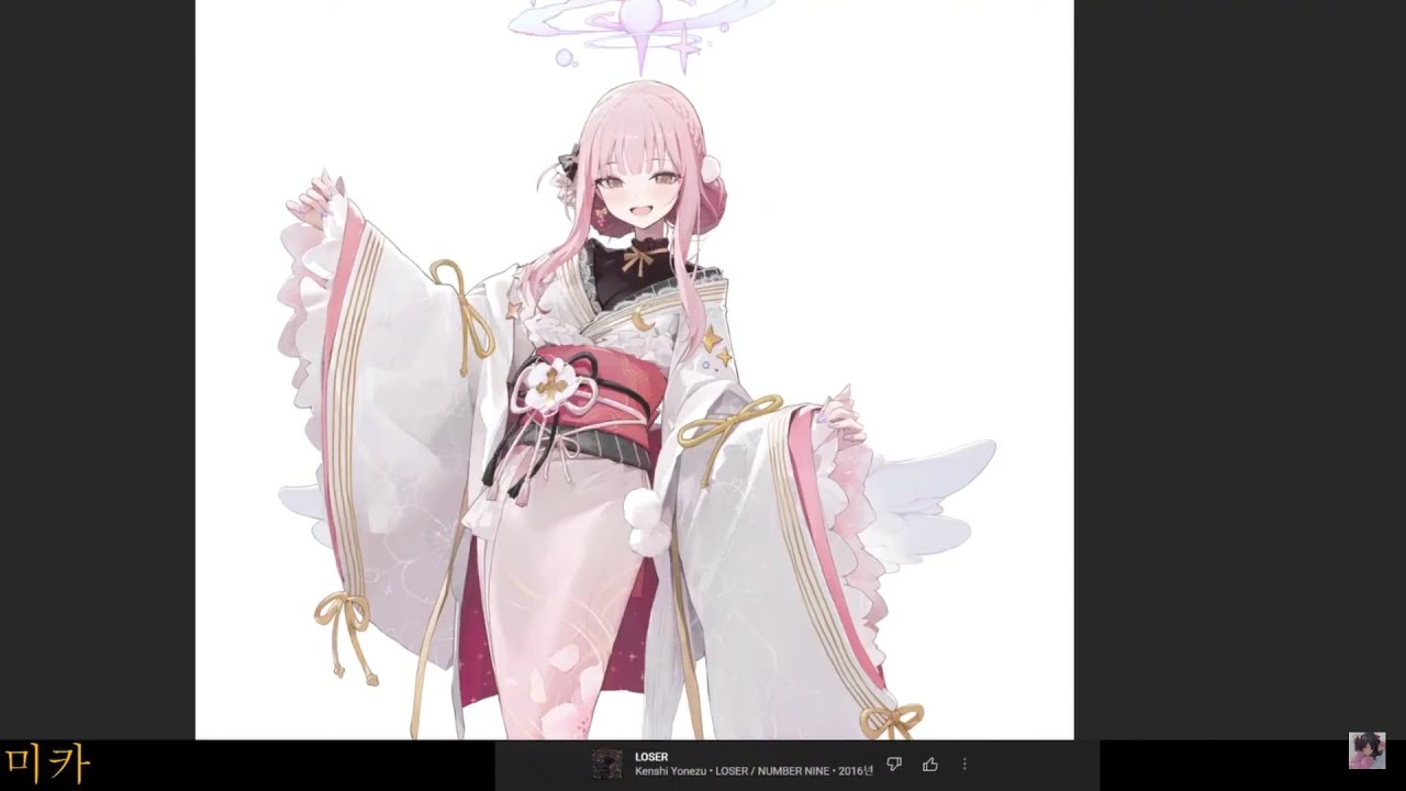 モ誰】Modare - Drawing Process Misono Mika 聖園ミカ New Year ver