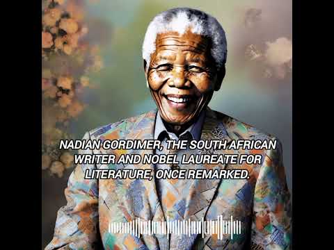 Nelson Mandela reading