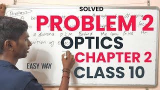 TN Samacheer 10 Science Chapter 2 Optics solved Problem 2
