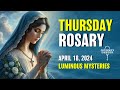 Thursday Rosary 🤍 Luminous Mysteries of the Rosary 🤍 April 18, 2024 VIRTUAL ROSARY