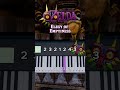 Elegy of Emptiness Majora's Mask - Beginner Piano Tutorial #marriageproposals
