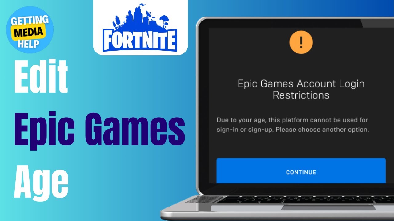 How To Change Your Age On Epic Games | Easy Guide 2024 - YouTube