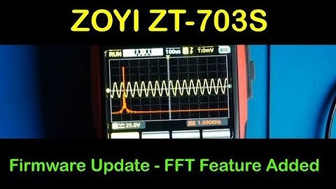 ZOYI ZT-703S - Firmware Update