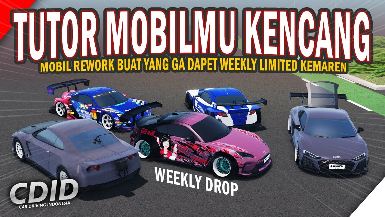 Spill Settingan Modif Weekly Update CDID! Mobil Rework-nya Jadi Ganteng 😳🔥 | CDID UPDATE ROBLOX V2.3
