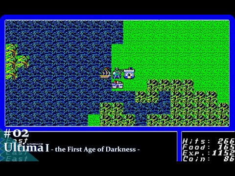 Play】PC-8801 Ultima I - the First Age of Darkness