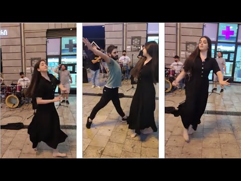 შიშველი ფეხით ცეკვა ქუჩაში - ულამაზესი გოგონა როგორ დანარნარებს ეს უნდა ნახოთ!