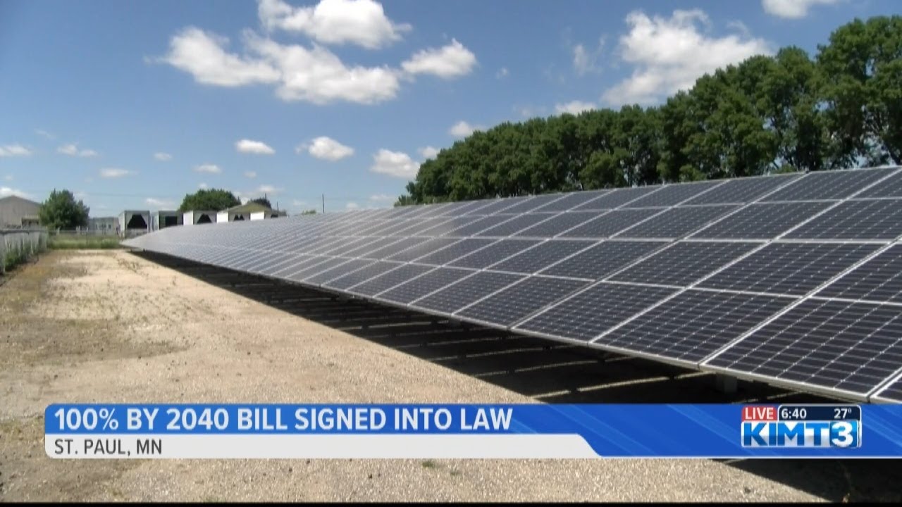 100% By 2040 Bill Signed Into Law - YouTube