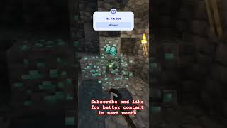 only verified youtubers can comment on this video #minecraft #diamond #mining #shorts #subscribe #og