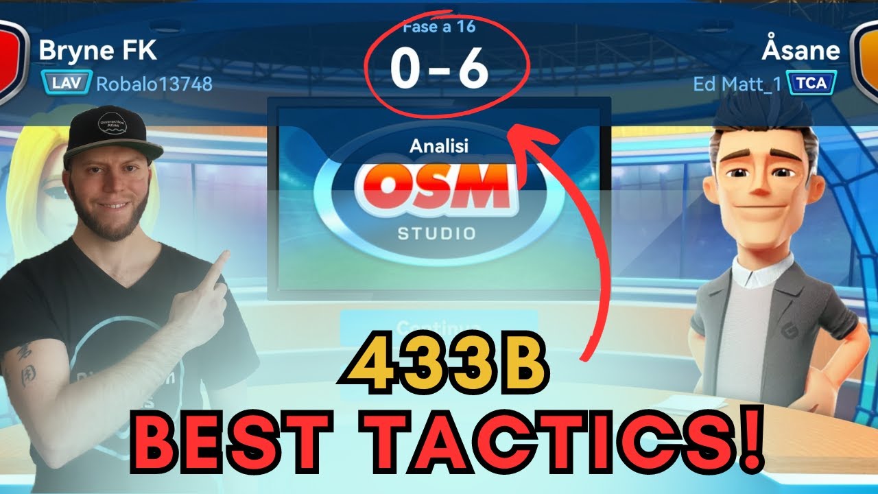 OSM Tactics | HOW TO BEAT 433B - COUNTER TACTIC 2024