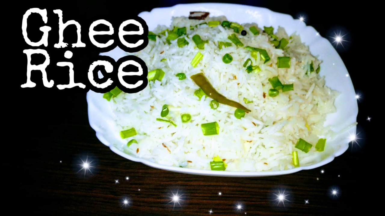 Ghee Rice/ Basmati Rice/ Quick & Easy rice recipe - YouTube