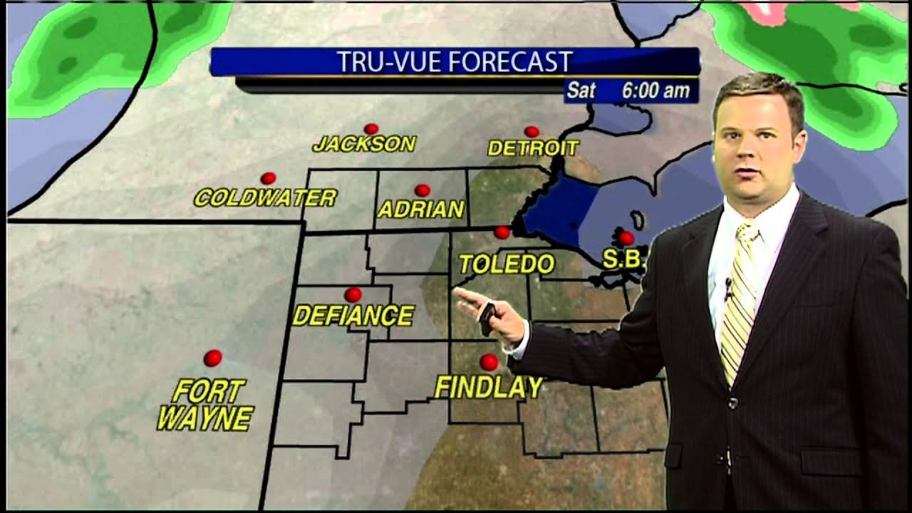 Cool Weekend Ahead, Small Rain Chances Saturday - YouTube