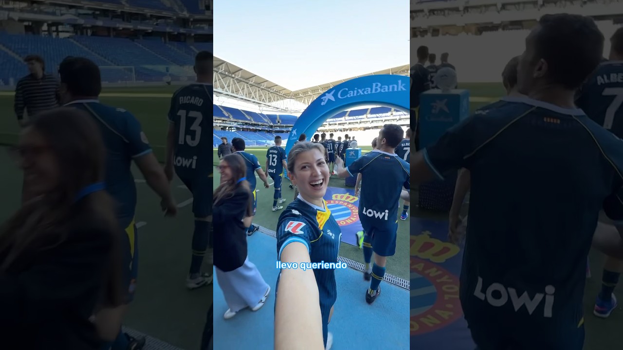 🙌 ¡@caixabank lleva a la Fundación Marianao de la grada al césped del #RCDE Stadium! ⚽ #YouPlay