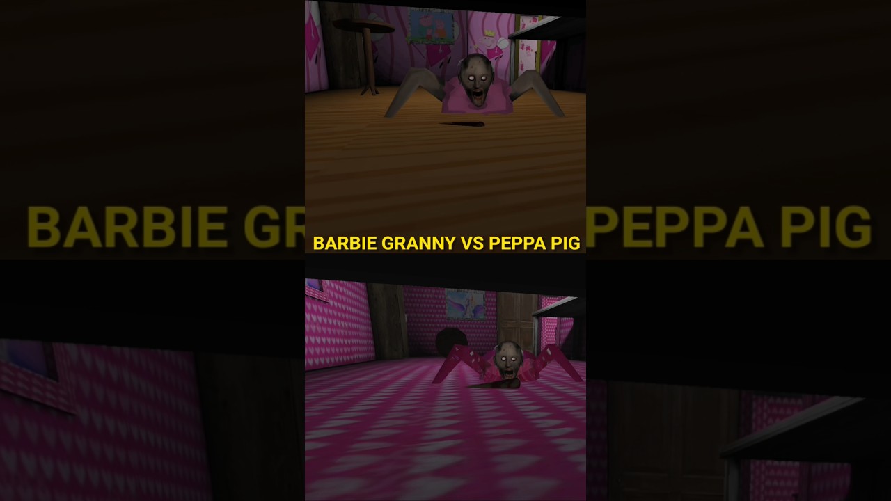 barbie granny vs peppa pig 😲 mod horror granny game 