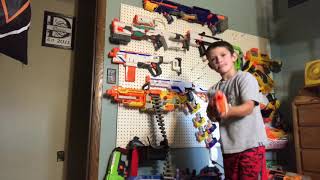 Spencer adds to his Nerf collection