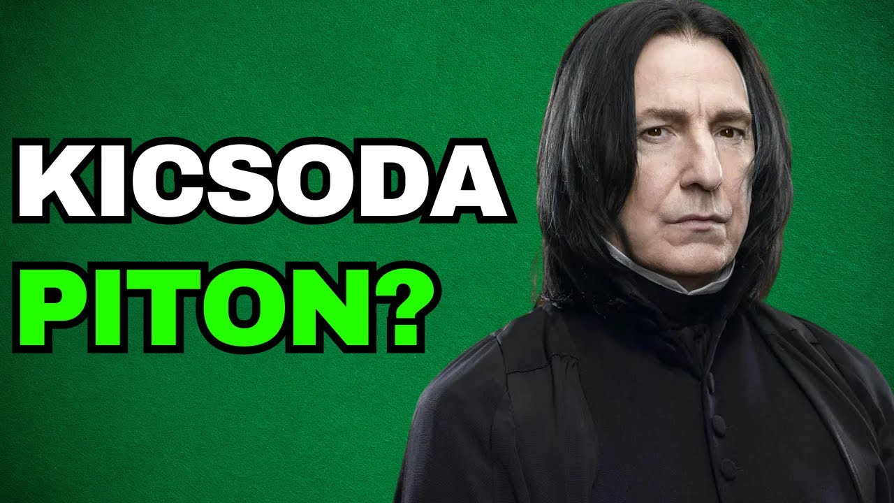 Harry Potter 🦉 | Perselus Piton teljes története 🐍🖤