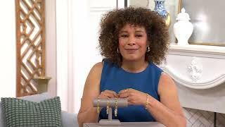 Adorna Double Figaro Chain Bracelet, 14K Gold, 9.0g on QVC