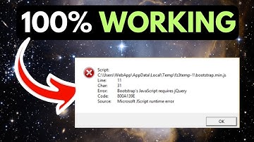 How To Fix Microsoft Jscript Compilation Error