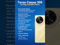 Tecno Camon 30S এর কিছু আকর্ষনীয় ফিচার #BestFeatur